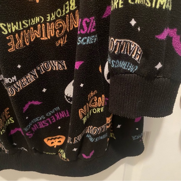 Nightmare Before Christmas Long sleeve Tunic Lounge Dress XL - Picture 4 of 6